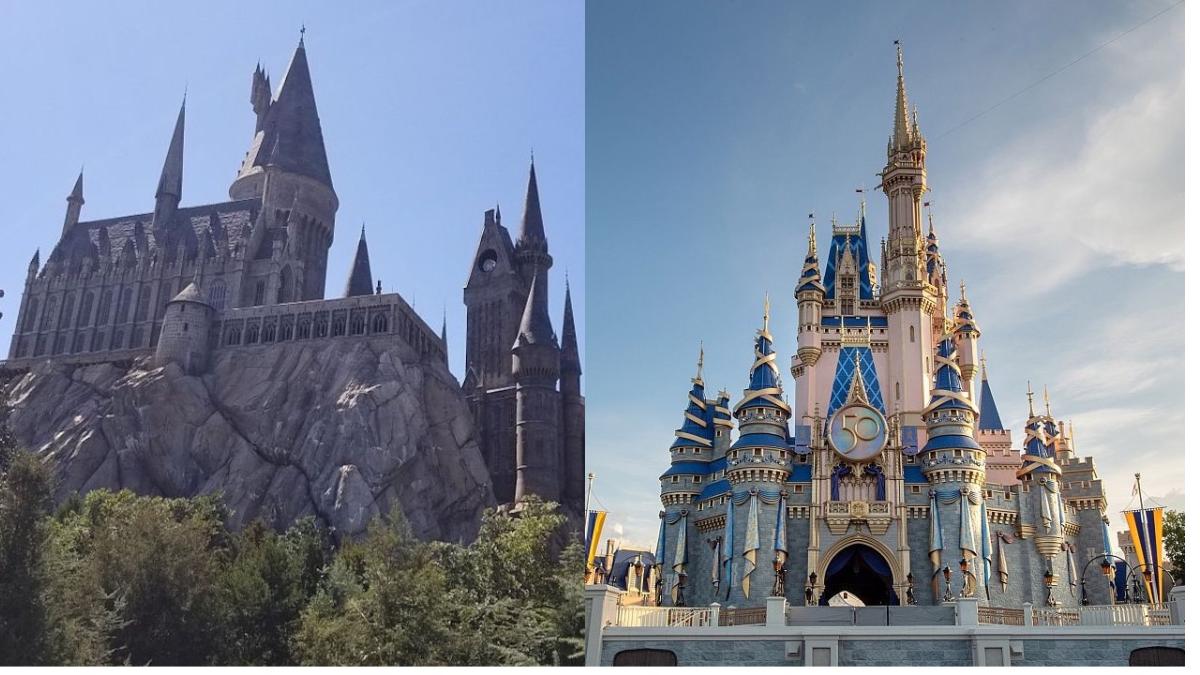Travelling from Disney to Universal Studios